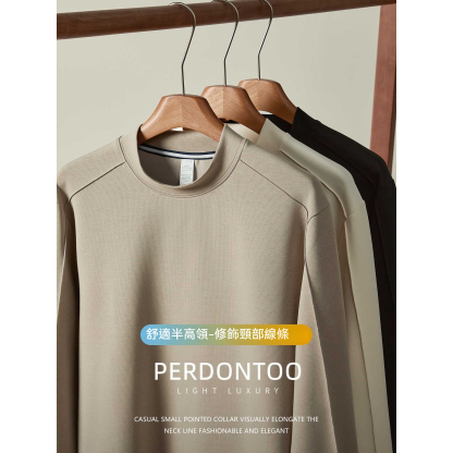 【頂奢系列】340G重磅空氣層日系秋田風雙面細紋男士衛衣