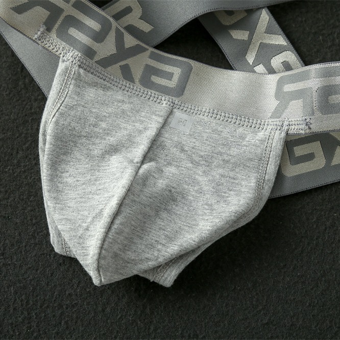 [Copy]【浮雕螺紋透氣棉】新款男士内褲純棉性感交叉雙丁鏤空 低腰彈力防磨腿纯棉性感交叉双丁后镂空低腰弹力防磨腿三角裤