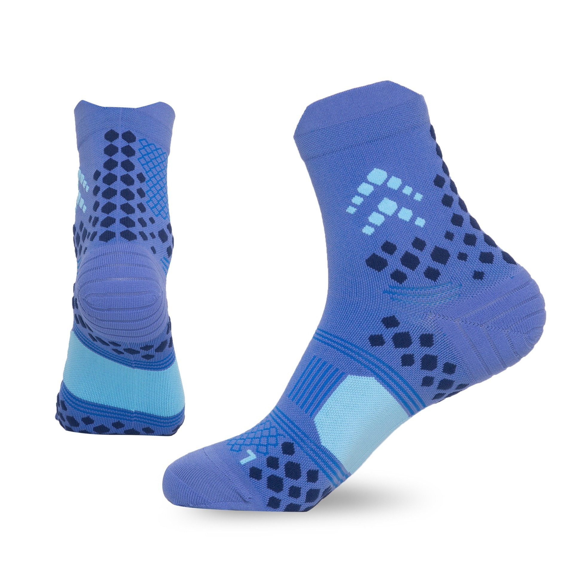 【3D按摩豆】夏季新款戶外運動中筒透氣襪 戶外登山跑步馬拉松 