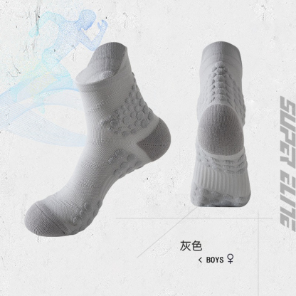 【運動必備】新款豆豆減震防滑高彈包裹跑步襪運動襪