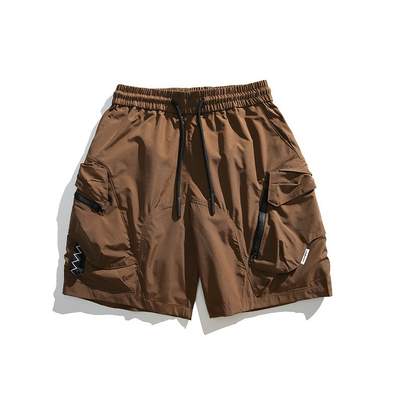 【三防美式機能】夏季戶外衝鋒防水運動寬鬆美式復古短褲