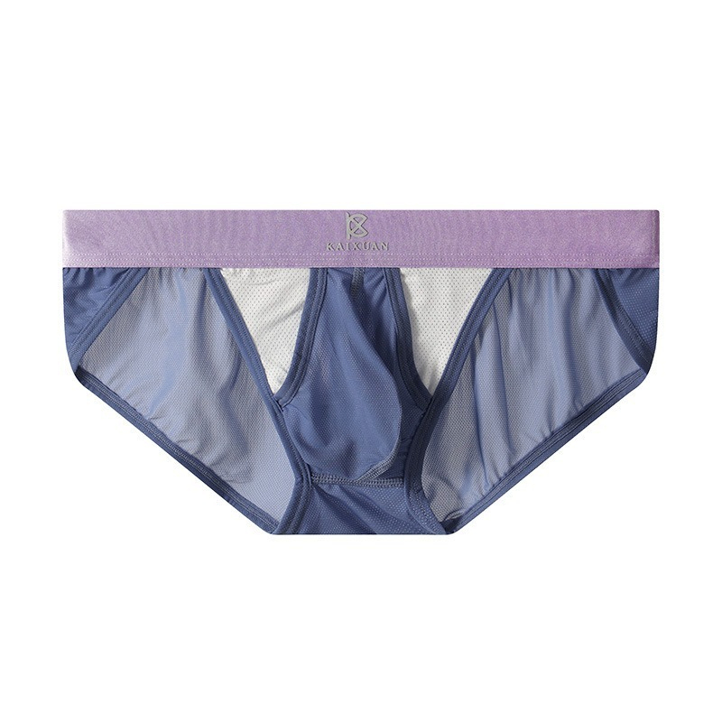 【冰絲網孔系列】5A抑菌網孔透氣三孔男士三角內褲