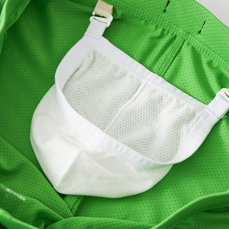 【可拆卸大囊袋】一褲兩穿~冰絲網孔透氣速乾低腰阿羅褲運動短褲內褲