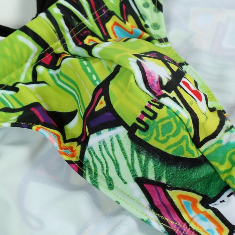 新款泳裤男式泳衣印花青少年款泳裤游泳培训选用颜色明艳