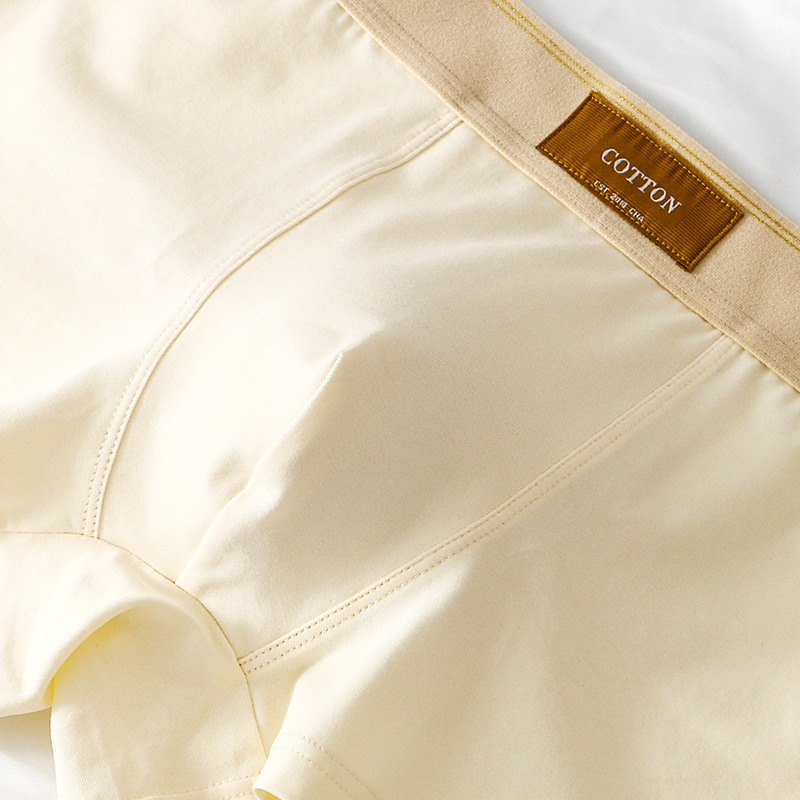 [Copy]【立體承托大空間】經典撞色純棉透大囊袋男士三角内褲