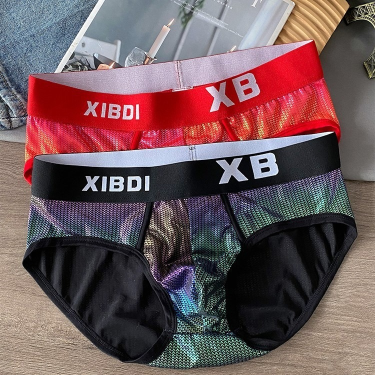 【派對魅力焦點】透氣網感帥氣高彈腰帶男士三角褲