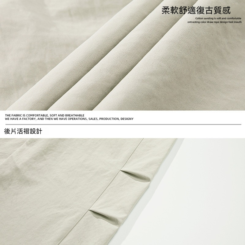 [Copy]【潮流彎刀版型】垂感彎刀立體打褶腰帶男士休閑長褲