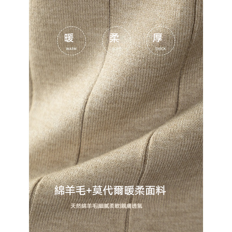 [Copy]【高】升級羊毛桑蠶絲蓄熱保暖 拉鏈立領純色長袖衛衣毛衣