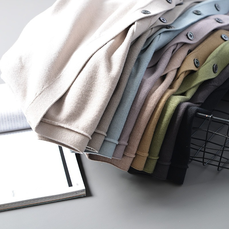 【百搭開衫毛衣】韓版寬鬆時尚大V領毛衣百搭男士針織衫