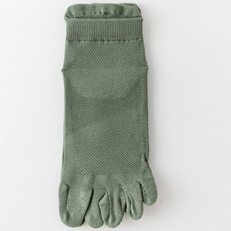 【無骨分趾】夏季新款無骨分趾純棉抗菌吸汗男士運動襪