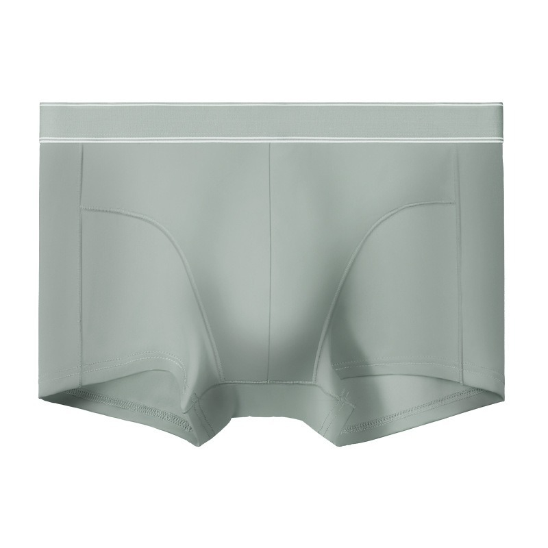 【冰絲涼感系列】舒仕新款純棉襠抗菌透氣男士平口內褲