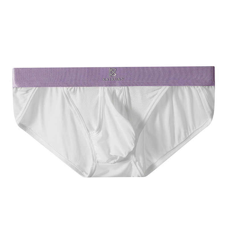 【冰絲網孔系列】5A抑菌網孔透氣三孔男士三角內褲