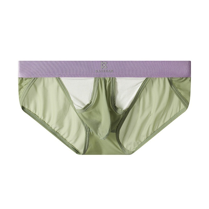 【冰絲網孔系列】5A抑菌網孔透氣三孔男士三角內褲