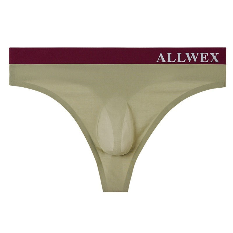 【輕奢撞色系列】全台爆賣！夏季3D衝模性感低腰冰絲男士T褲