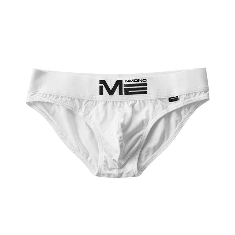 [Copy]【不夾臀/不捲邊/不留痕】純棉透氣親膚低腰立體囊袋運動風男士三角内褲