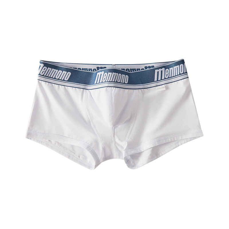 【經典撞色】乾爽透氣純棉運動風男士四角内褲