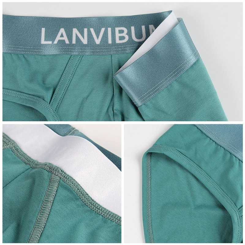 [Copy]【優質透氣柔軟面料】熱賣新款冰絲透氣高叉低腰U凸大囊袋男士小三角內褲