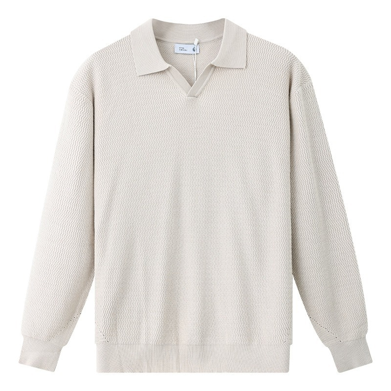 [Copy]【雲感纖柔紗】暖冬親膚V領毛衣男士保暖通勤百搭曡穿純色針織衫