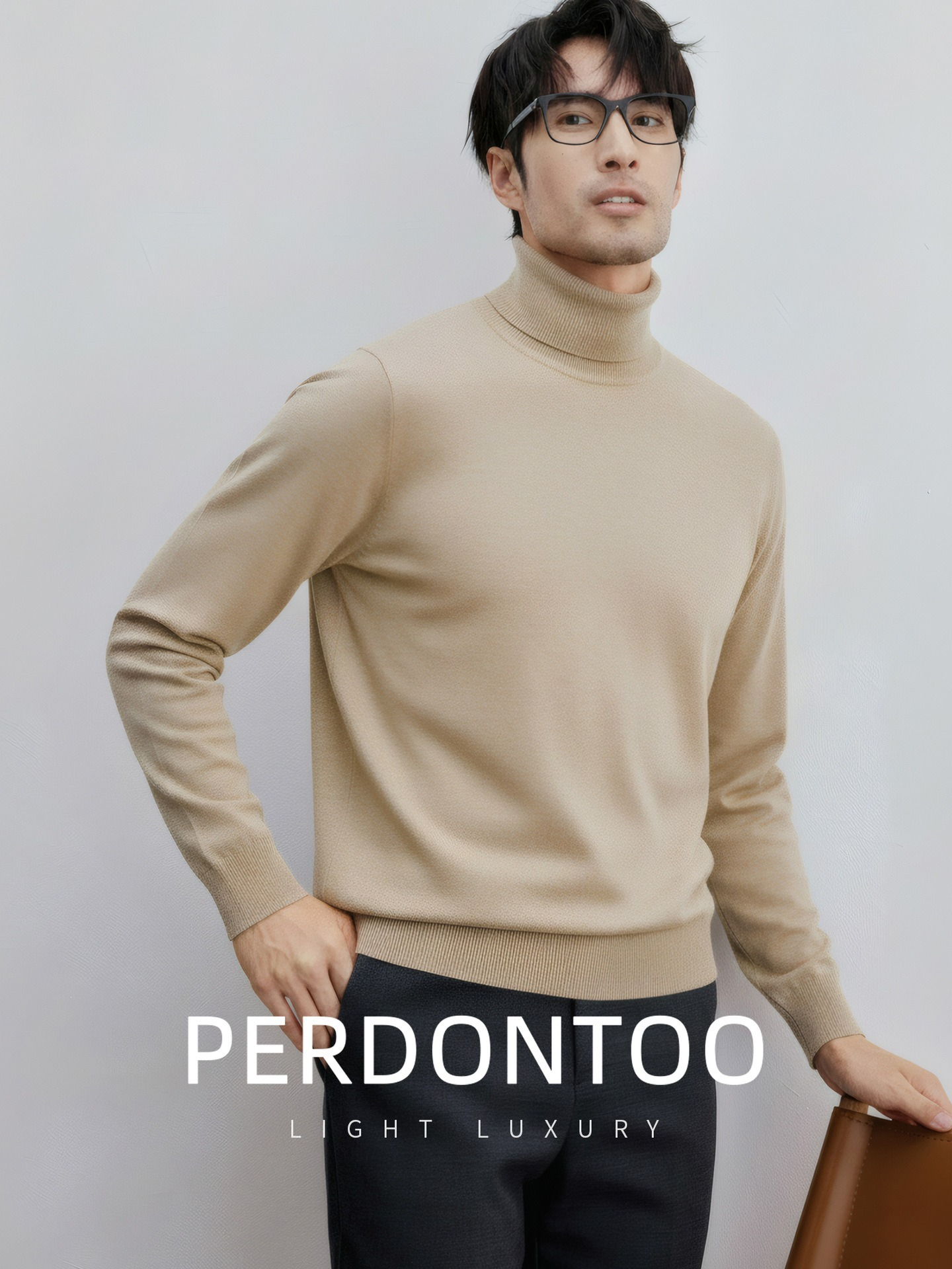 【可機洗久穿不變形】升級優質羊毛親膚保暖高領商務針織衫高級男士毛衣