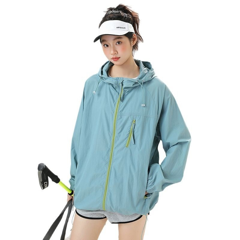 【透氣冰絲】遮陽冰絲透氣連帽戶外爬山釣魚防曬衣