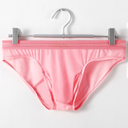 【冰絲太空艙】槍彈分離透氣冰感U凸男士三角褲