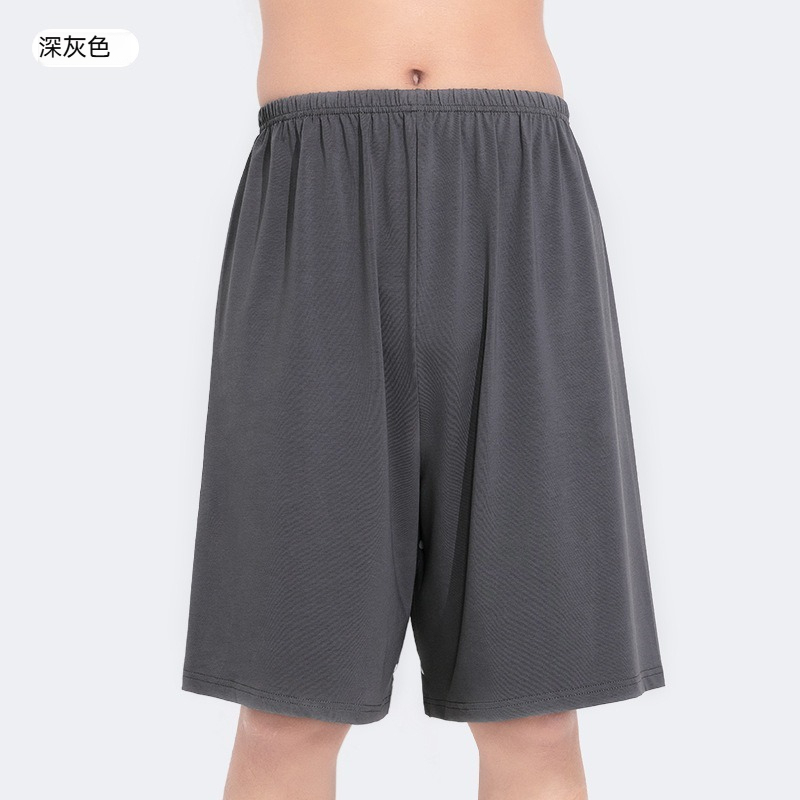 【裸感無壓褲裙】透氣純棉半身浴裙睡裙男士家居短褲