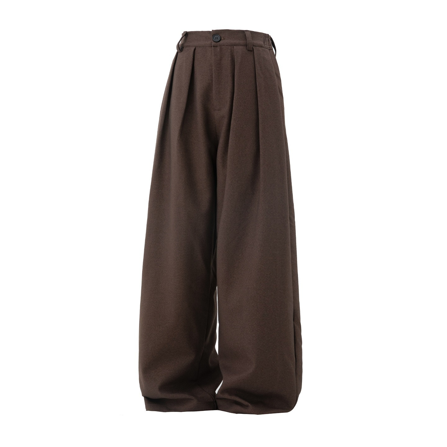 【日系復古系列】秋季新款順滑吹乾打褶西褲男士長褲休閑褲