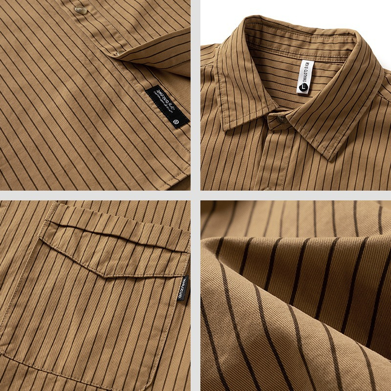 [Copy]【復古老錢風】秋季新款肌理絨古巴領高級慵懶風垂感襯衣外套