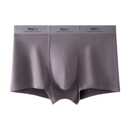 [Copy]【雲感大空間】純棉透氣柔軟棉純色高彈大碼抑菌男士平角内褲