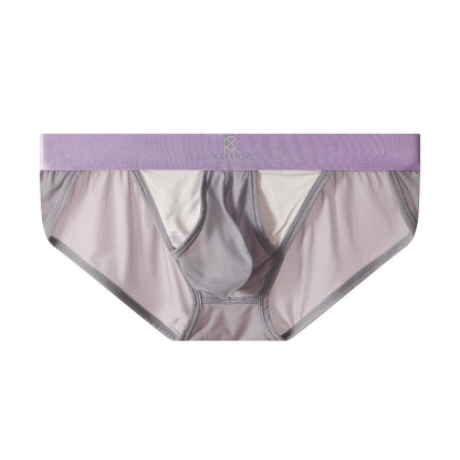 【冰絲網孔系列】5A抑菌網孔透氣三孔男士三角內褲