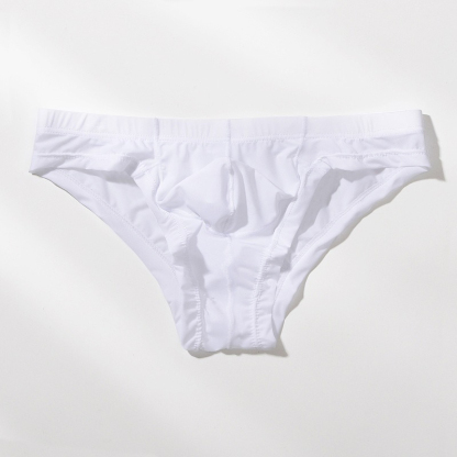 【半透明冰絲薄感】透氣冰絲U凸囊袋性感男士三角內褲