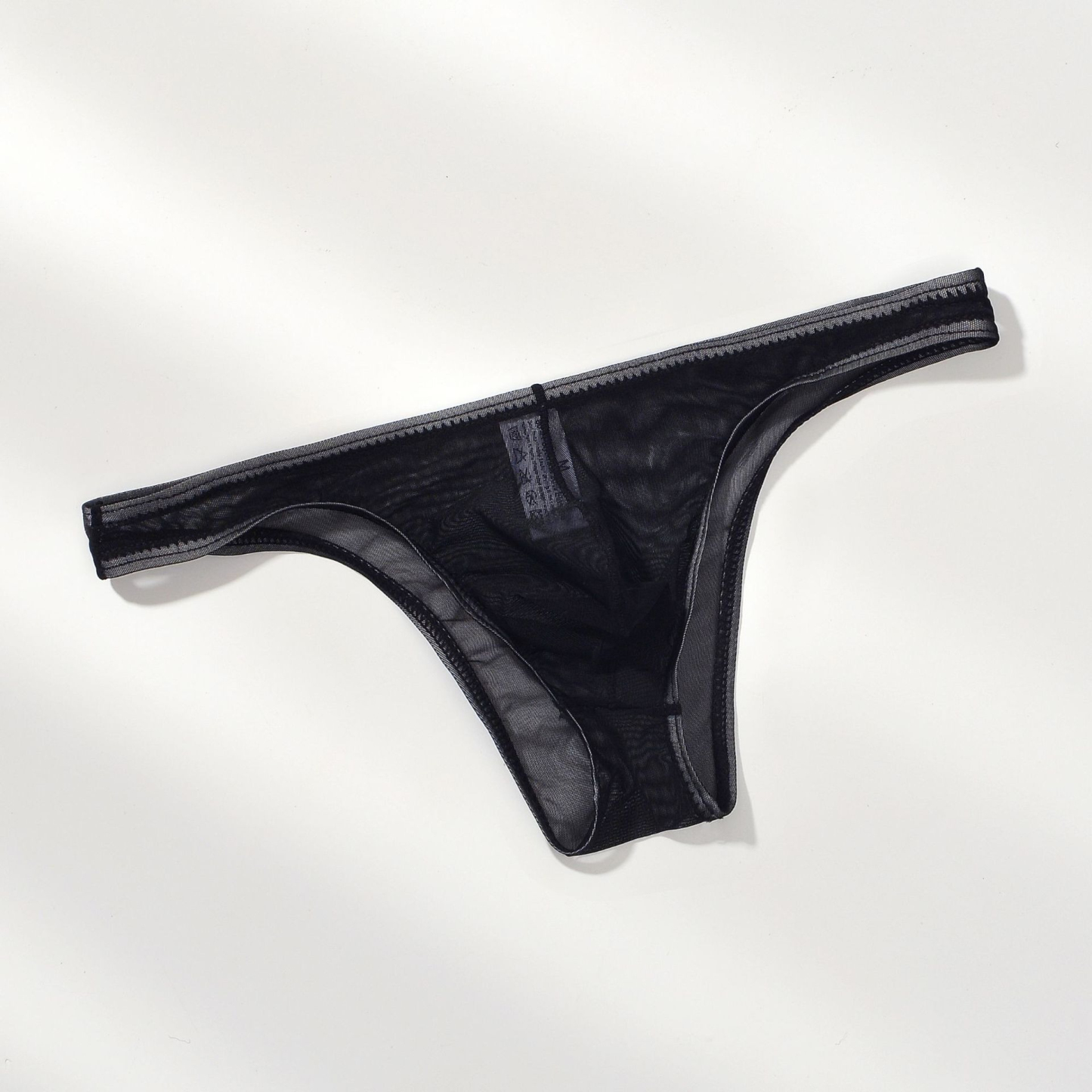 【網紗半包臀設計】新款網紗冰絲透氣性感U凸囊袋男士三角內褲