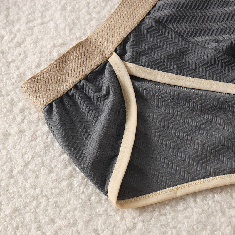 【優質透氣柔軟面料】熱賣新款冰絲透氣高叉低腰U凸大囊袋男士小三角內褲