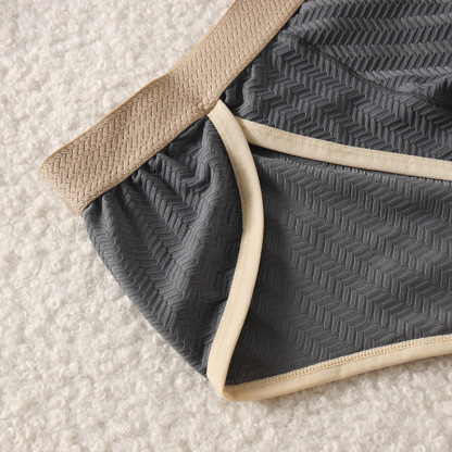 【優質透氣柔軟面料】熱賣新款冰絲透氣高叉低腰U凸大囊袋男士小三角內褲