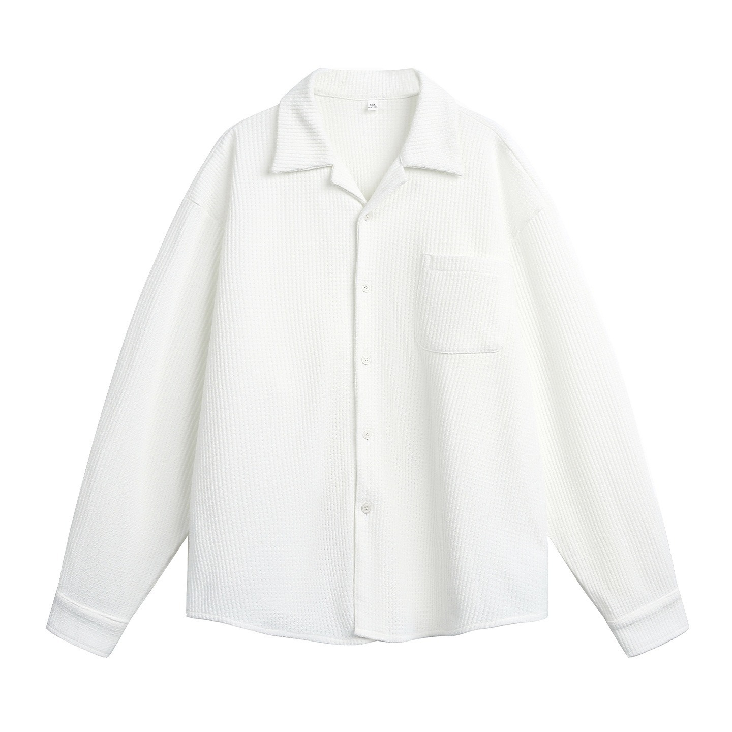 【復古老錢風】秋季新款肌理絨古巴領高級慵懶風垂感襯衣外套