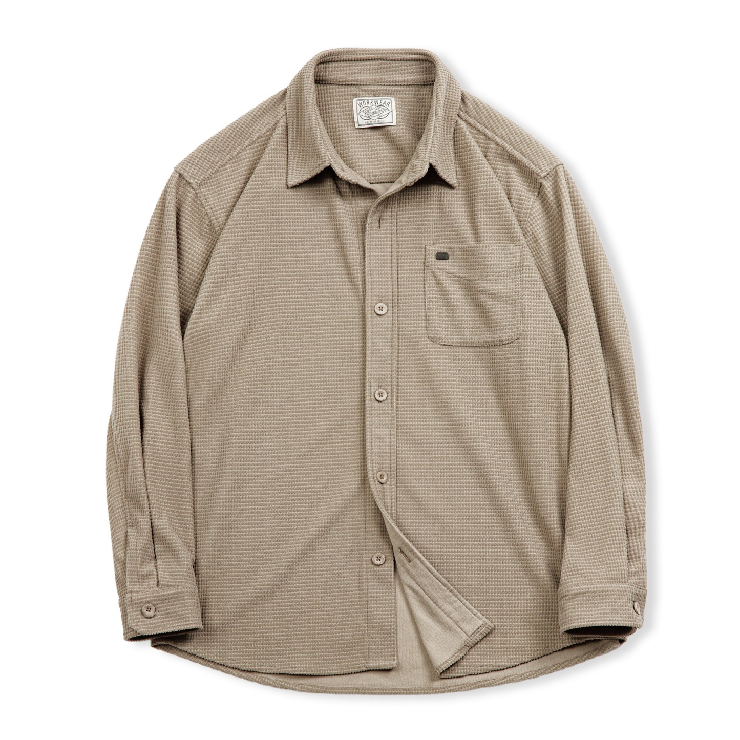 [Copy]【日系條紋】秋季復古條紋簡約寬鬆百搭休閑襯衣外套