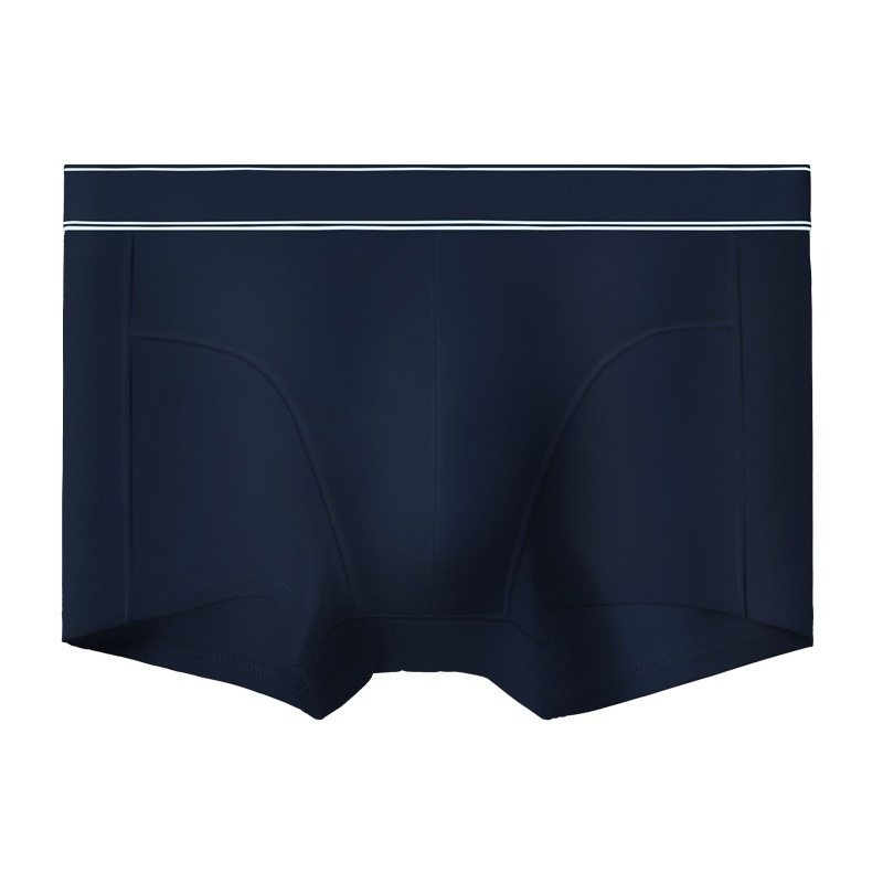 【冰絲涼感系列】舒仕新款純棉襠抗菌透氣男士平口內褲