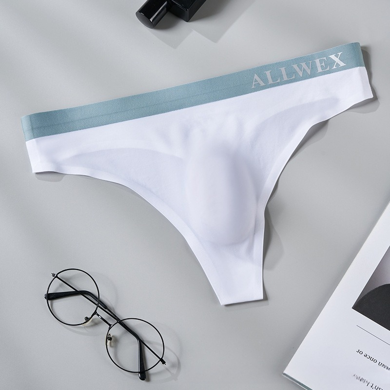 【輕奢撞色系列】全台爆賣！夏季3D衝模性感低腰冰絲男士T褲