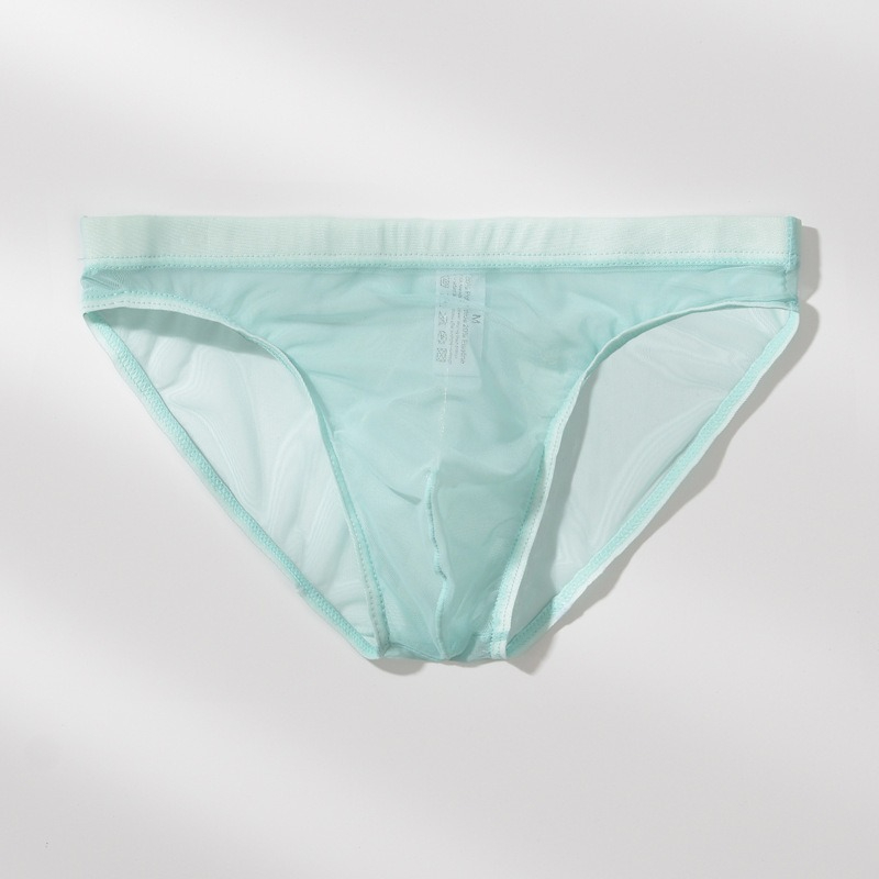 【幾乎感覺不到它的存在】新款網紗超薄性感彈力透氣男士三角內褲