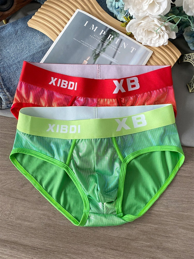 【派對魅力焦點】透氣網感帥氣高彈腰帶男士三角褲