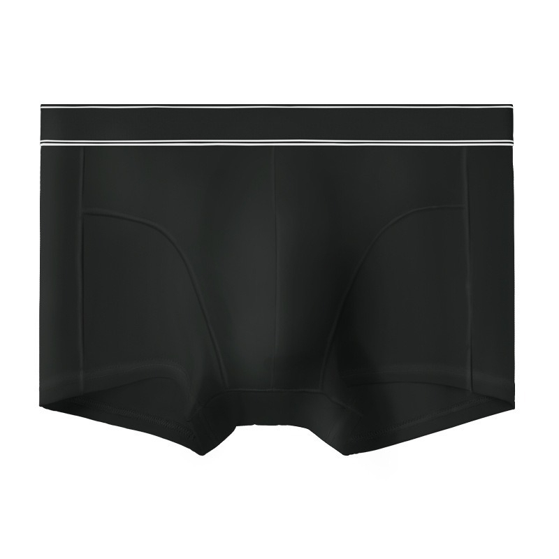 【冰絲涼感系列】舒仕新款純棉襠抗菌透氣男士平口內褲