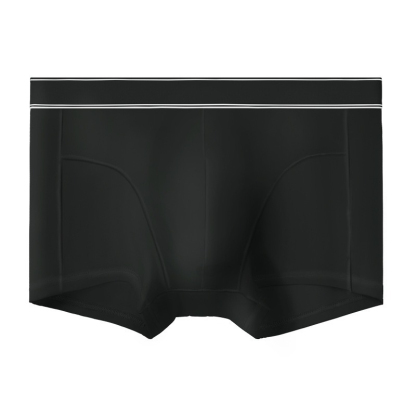 【冰絲涼感系列】舒仕新款純棉襠抗菌透氣男士平口內褲