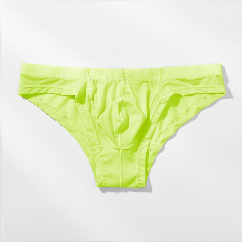 【半透明冰絲薄感】透氣冰絲U凸囊袋性感男士三角內褲