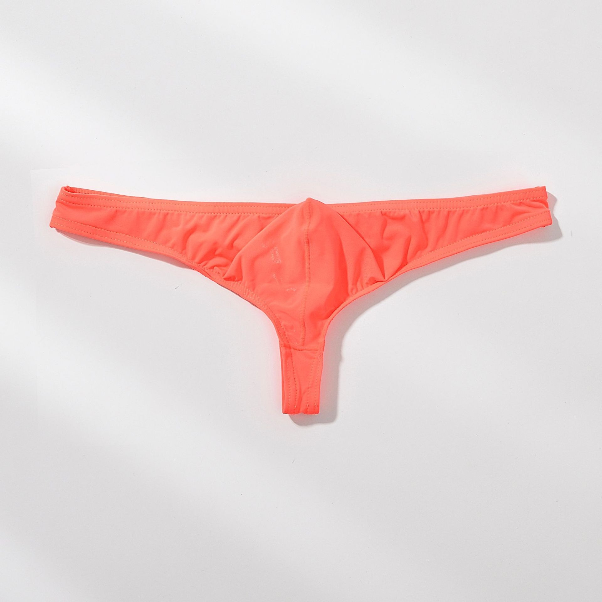 【半透明冰絲薄感】低腰冰絲小三角囊袋性感男士T褲內褲