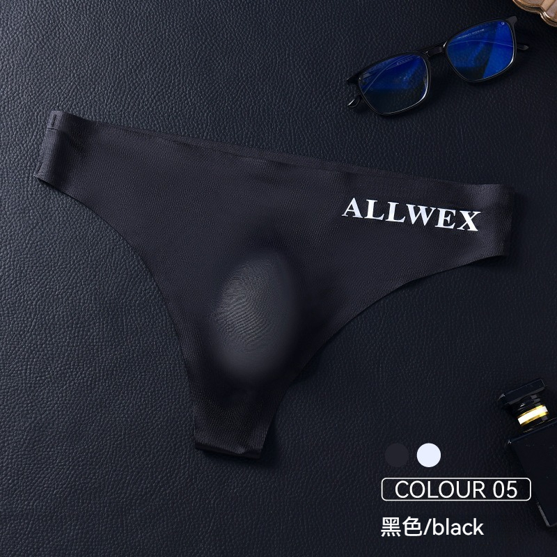 【超薄速乾系列】冰絲柔軟順滑3D衝模無痕男士T字內褲