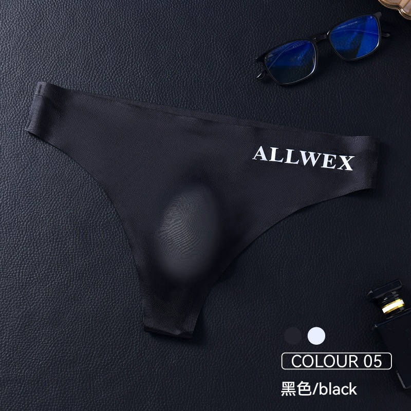 【超薄速乾系列】冰絲柔軟順滑3D衝模無痕男士T字內褲