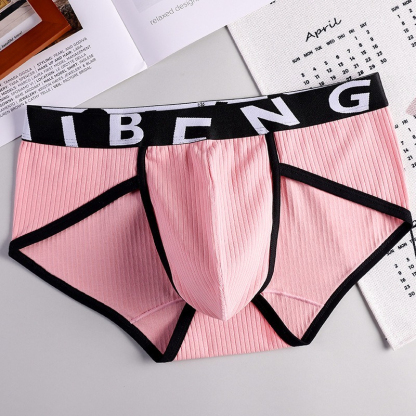 [Copy]【糖果風莫代爾】透氣莫代爾低腰立體U凸男士三角内褲