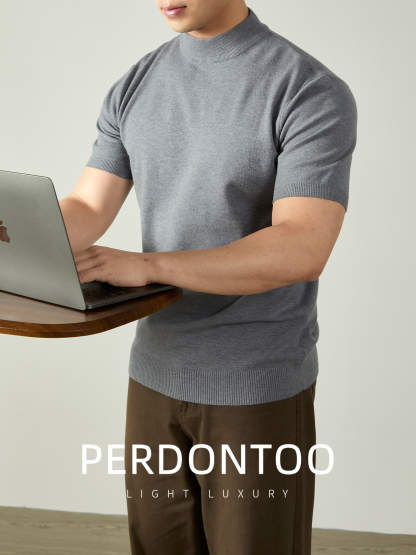 [Copy]【雲感莫代爾】高端莫代爾雲感棉拉鏈口袋秋冬打底衫男士長袖