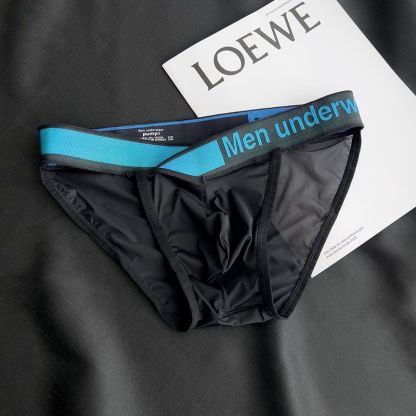 【時尚大V腰帶】透氣高叉性感鐳射漸變低腰三角内褲