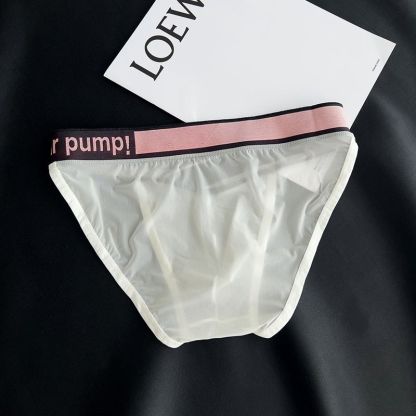 【時尚大V腰帶】透氣高叉性感鐳射漸變低腰三角内褲